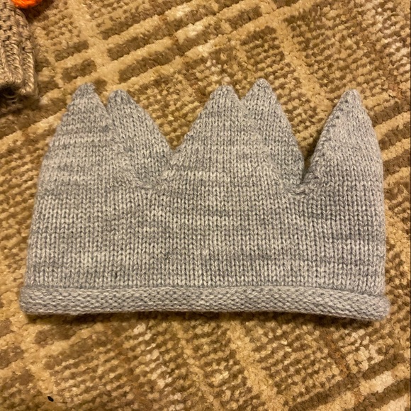 NWOT Turkey/Football/Crown Knit Baby Hats Infant - Picture 6 of 7